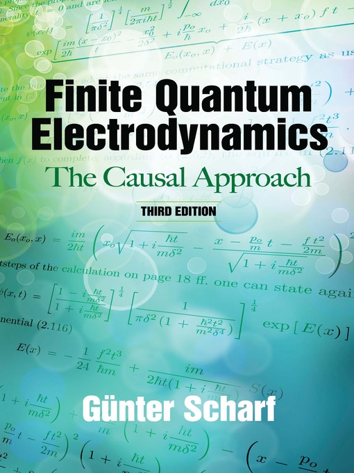 Title details for Finite Quantum Electrodynamics by Gunter Scharf - Available